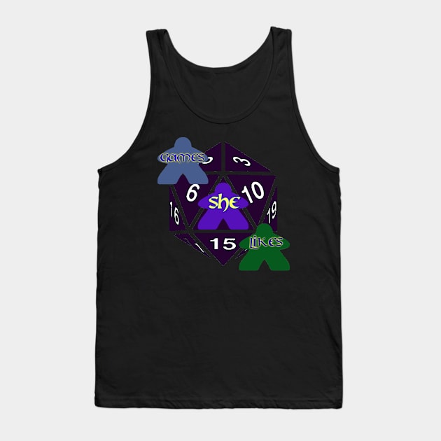 Games She Likes Tank Top by GamesSheLikes